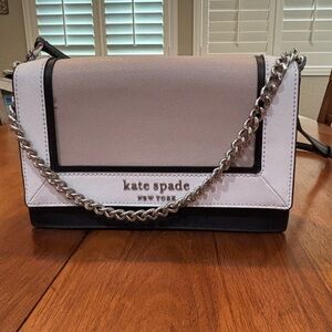 kate spade Black and White Crossbody Bag